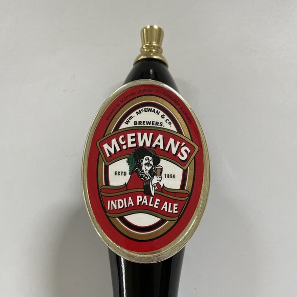 PUB STYLE WITH BADGE McEWAN'S‎ INDIA PALE ALE BEER TAP HANDLE Barware 11.5" - Picture 5 of 11